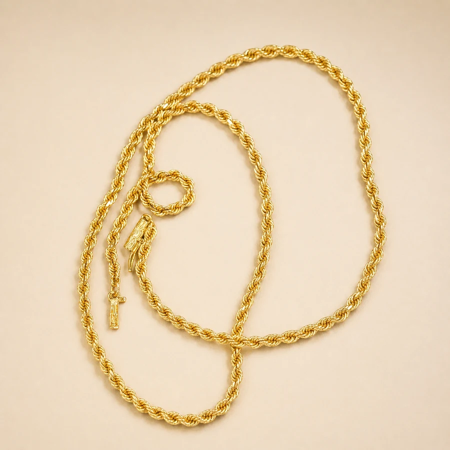 14k Gold Rope Chain
