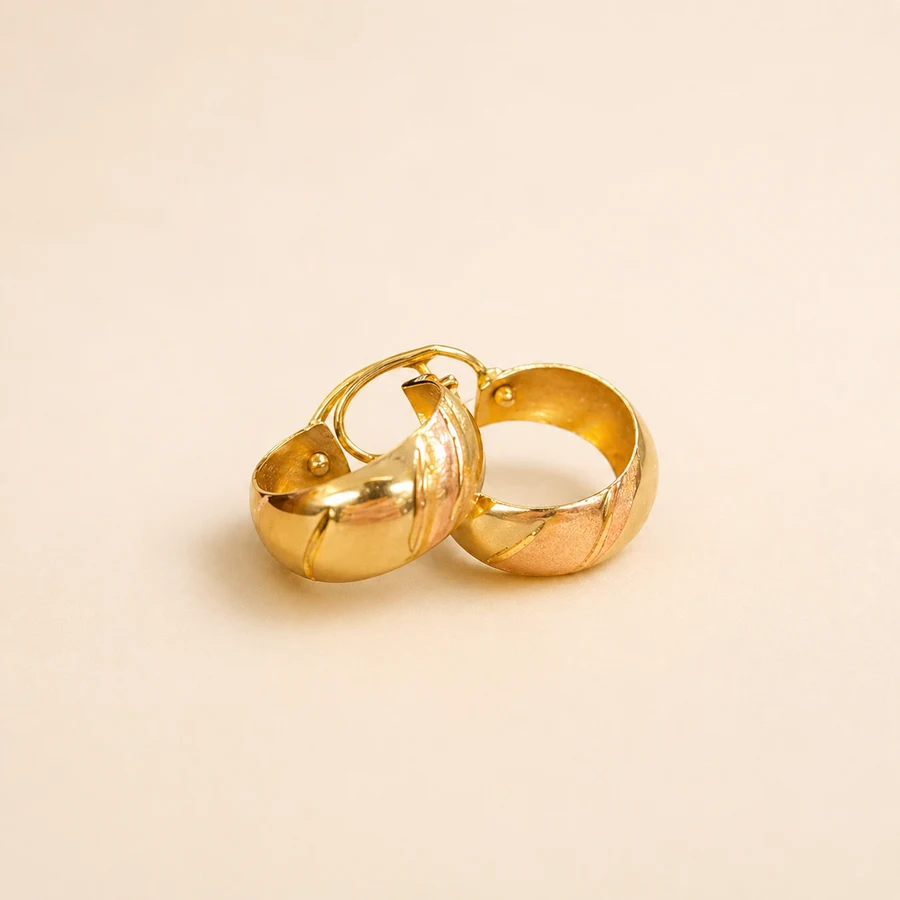 14k Gold Hoop Earrings