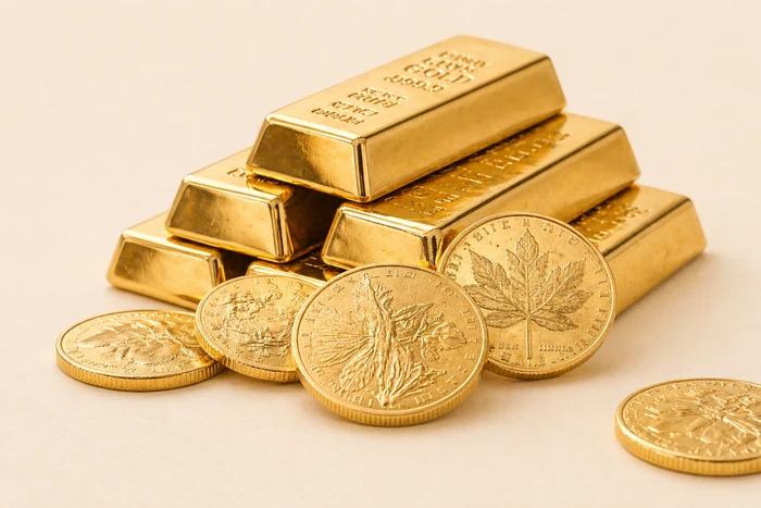 Gold Bars & Coins